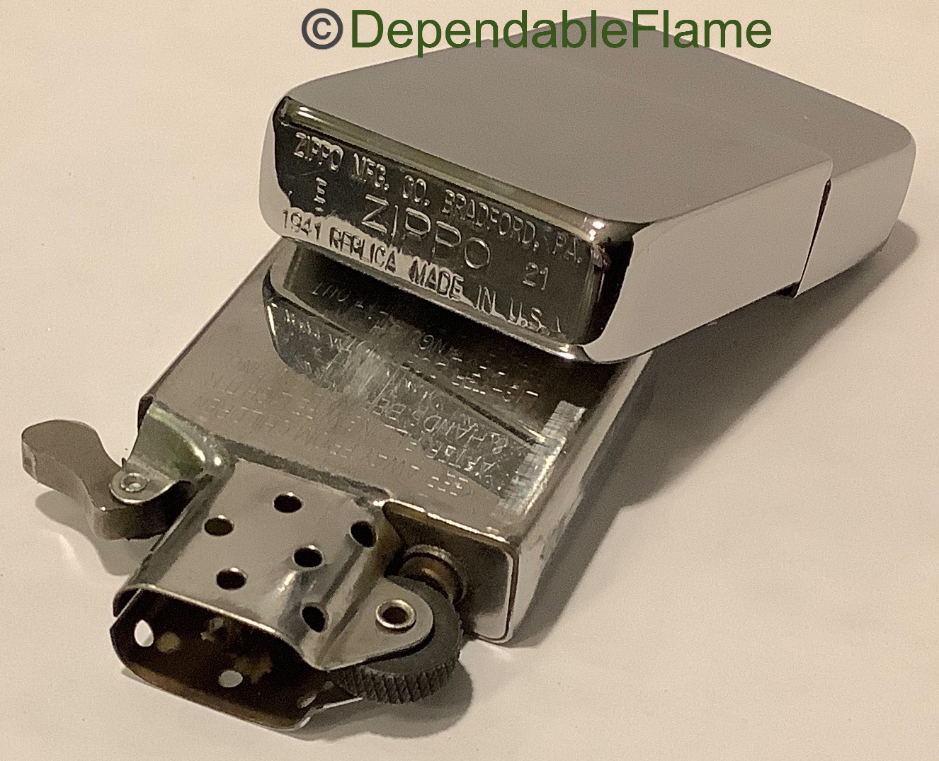 Counterfeit or Infringing Zippo Products